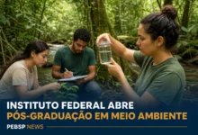 INSTITUTO FEDERAL ABRE PÓS-GRADUAÇÃO EM MEIO AMBIENTE
