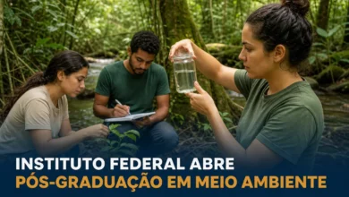 INSTITUTO FEDERAL ABRE PÓS-GRADUAÇÃO EM MEIO AMBIENTE