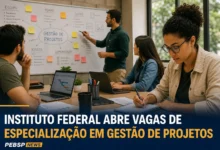 INSTITUTO FEDERAL ABRE VAGAS DE ESPECIALIZAÇÃO EM GESTÃO DE PROJETOS
