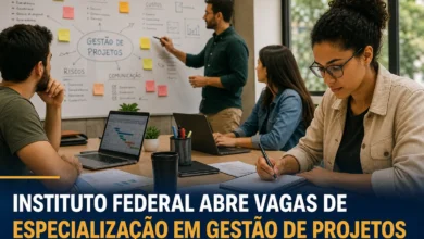 INSTITUTO FEDERAL ABRE VAGAS DE ESPECIALIZAÇÃO EM GESTÃO DE PROJETOS