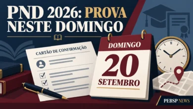 PND 2026 será aplicada em 20 de setembro. Veja como consultar o local de prova, o que levar e como a nota poderá ser usada pelas redes.