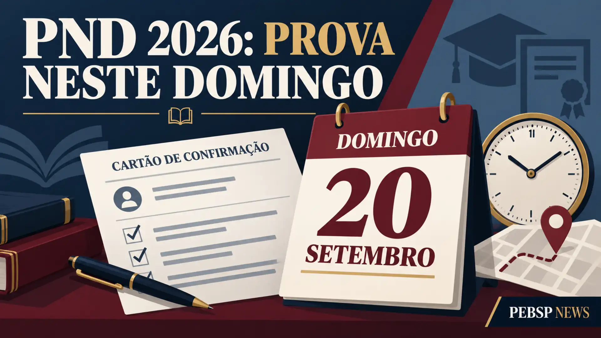 PND 2026 será aplicada em 20 de setembro. Veja como consultar o local de prova, o que levar e como a nota poderá ser usada pelas redes.