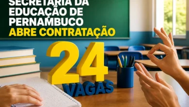 SECRETARIA DA EDUCAÇÃO DE PERNAMBUCO ABRE CONTRATAÇÃO