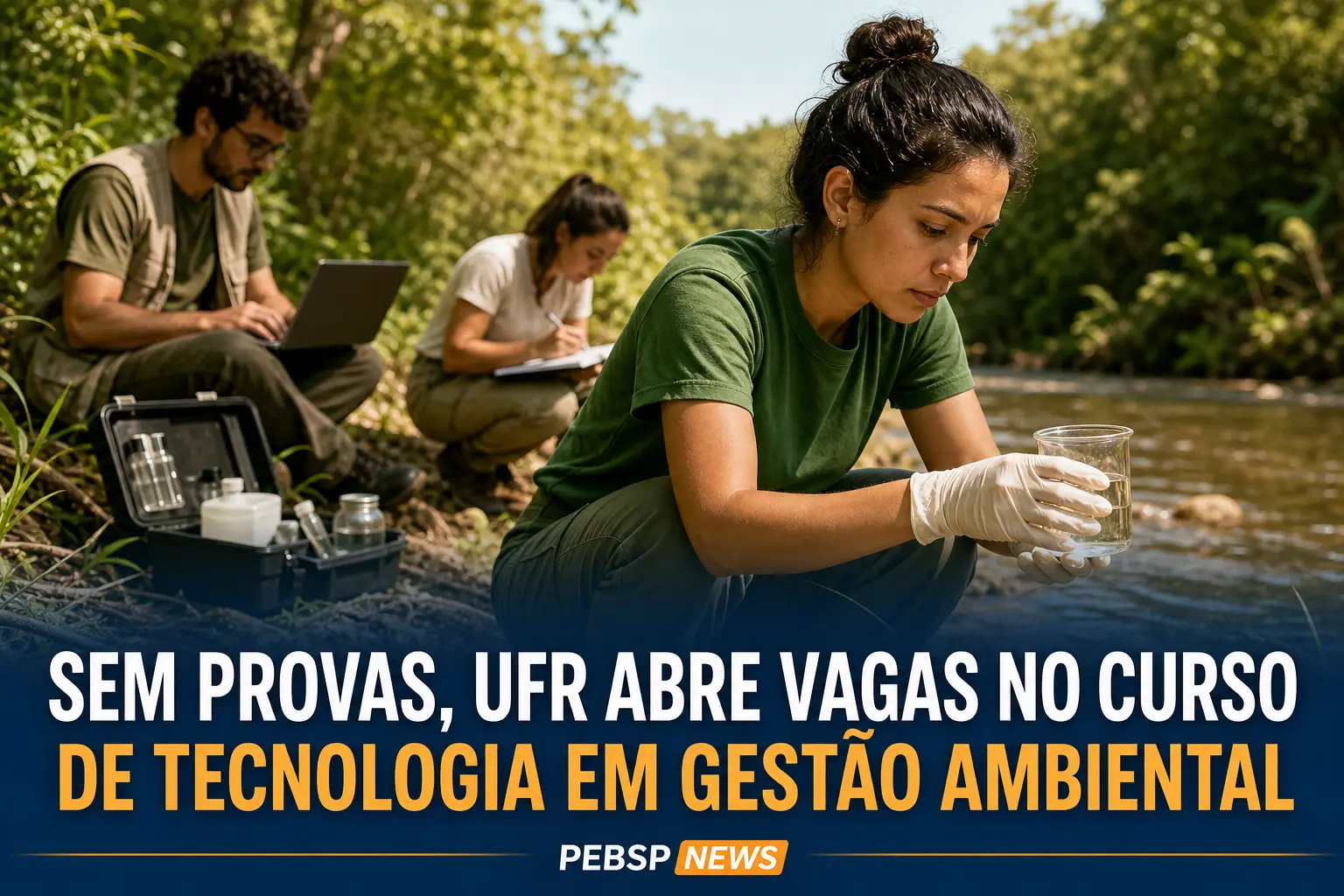 SEM PROVAS, UFR ABRE VAGAS NO CURSO DE TECNOLOGIA EM GESTÃO AMBIENTAL