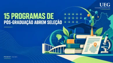 UEG abre 390 vagas em 15 programas de mestrado e doutorado. Inscrições gratuitas até 30 de outubro de 2026; veja editais, regras e como participar.