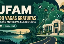 Ufam abre 100 vagas em especialização gratuita EaD para gestão municipal. Inscrições até 1º de outubro; seleção será por análise documental.