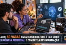 UFC está com inscrições abertas para o curso gratuito de extensão em Inteligência Artificial e Conteúdo Real no formato EaD. Inscreva-se!