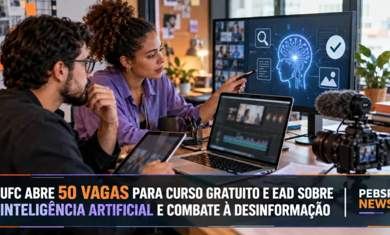 UFC está com inscrições abertas para o curso gratuito de extensão em Inteligência Artificial e Conteúdo Real no formato EaD. Inscreva-se!