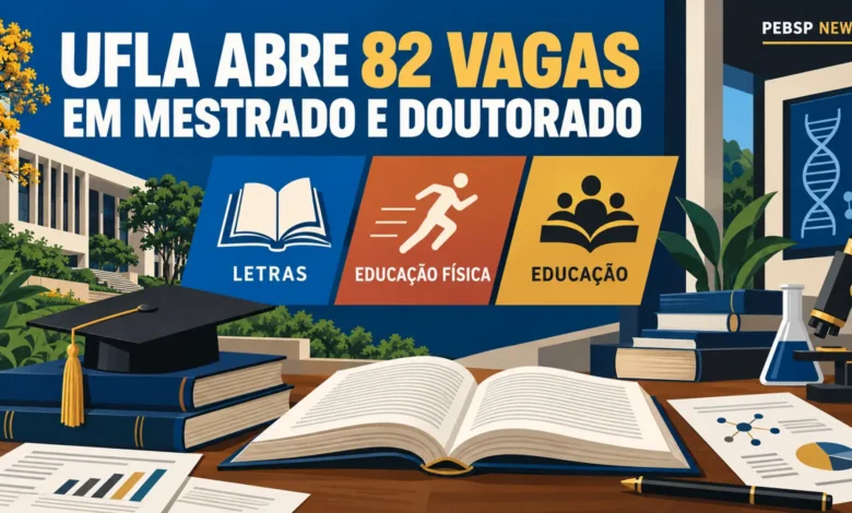 Oportunidade de Pós-Graduação gratuita: Confira as vagas, linhas de pesquisa e cronograma de seleção do mestrado e doutorado da UFLA em 2027.