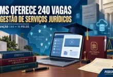 Gestão de Serviços Jurídicos e Notariais UFMS: 240 vagas EaD gratuitas em 2027. Cartórios, processos, documentação. Inscrições até nov/2026. Confira vagas.