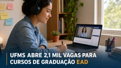 UFMS ABRE 2,1 MIL VAGAS PARA CURSOS DE GRADUAÇÃO EAD