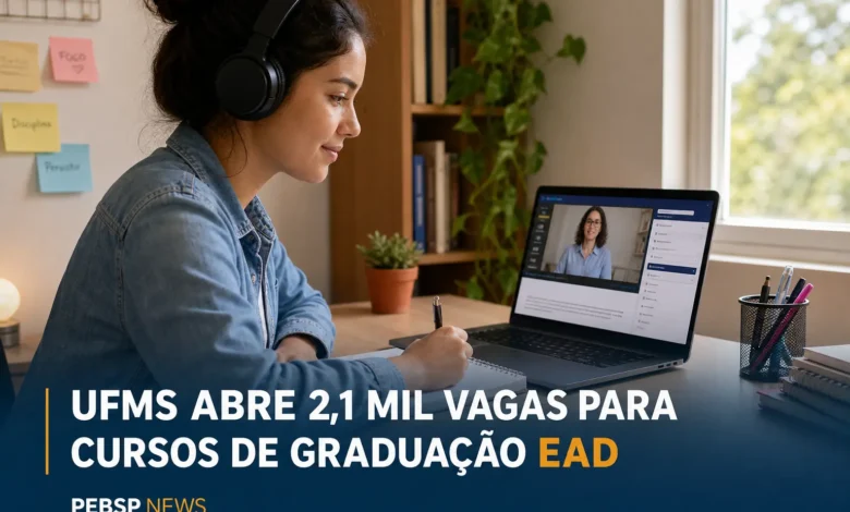 UFMS ABRE 2,1 MIL VAGAS PARA CURSOS DE GRADUAÇÃO EAD