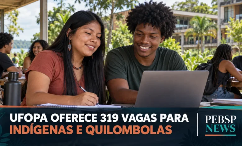A Universidade Federal do Oeste do Pará (Ufopa) disponibiliza 319 vagas de ingresso superior em dois processos seletivos independentes: 181 vagas para candidatos indígenas e 138 vagas para candidatos quilombolas. Os processos são completamente separados, com cronogramas próprios e critérios específicos de cada modalidade. As inscrições abrem em 17 de setembro e encerram em 9 de outubro de 2026, com provas presenciais agendadas para 1º de novembro. As ações afirmativas reconhecem trajetórias históricas e garantem acesso equitativo ao ensino superior para populações tradicionalmente sub-representadas na universidade. 319 Vagas totais Gratuitas Sem taxa de inscrição 8 campi Distribuição regional Dois processos seletivos independentes A Ufopa oferece dois processos seletivos exclusivos e independentes: MODALIDADE VAGAS CRITÉRIO DE ELEGIBILIDADE Processo Indígena 181 vagas Autoidentificação e vínculo comprovado com comunidade indígena Processo Quilombola 138 vagas Autoidentificação e comprovante de pertencimento a comunidade quilombola Cada processo tem cronograma, formulário de inscrição e banca de avaliação próprios. O candidato que se qualificar para ambas as modalidades pode se inscrever nos dois processos, mas apenas um curso poderá ser preenchido ao final. Vagas e campi de oferta As 319 vagas são distribuídas entre os 8 campi da Ufopa, abrangendo diversas áreas de formação: CAMPUS VAGAS INDÍGENAS VAGAS QUILOMBOLAS TOTAL Santarém (Reitoria) 45 35 80 Óbidos 25 20 45 Alenquer 20 15 35 Itaituba 20 18 38 Jacareacanga 18 15 33 Oriximiná 16 12 28 Aveiro 12 10 22 Novo Progresso - 3 3 TOTAL 181 138 319 Os cursos ofertados incluem Licenciaturas em Educação Física, Artes Visuais, Pedagogia, Letras; Bacharelados em Administração, Gestão Pública, Agronomia e Engenharia da Pesca — com distribuição variável entre campi. Inscrição gratuita e prova presencial Inscrições abertas de 17 de setembro a 9 de outubro de 2026 Formulário de inscrição: portal.ufopa.edu.br/inscricoes Prova presencial: 1º de novembro de 2026 — nos 8 campi (local será informado no ato da inscrição) Dúvidas e informações: www.ufopa.edu.br — Seção Ingresso A inscrição é completamente gratuita e realizada exclusivamente pelo formulário eletrônico no portal da universidade. Candidatos que se inscreverem terão o local de prova confirmado por e-mail até 25 de outubro de 2026. A prova será única e presencial, com duração de 4 horas, em cada um dos 8 campi, garantindo acesso territorial às comunidades indígenas e quilombolas da região. Elegibilidade e autoidentificação Para o processo indígena: O candidato deve se autoidentificar como pertencente a um povo indígena e fornecer comprovante de vínculo com a comunidade (declaração da liderança indígena, documento da aldeia, ou registro junto a órgãos como a FUNAI). A autoidentificação é respeitada como critério primário — não há exame físico ou questionário invasivo. Para o processo quilombola: O candidato deve se autoidentificar como quilombola e fornecer comprovante de pertencimento (declaração da comunidade, título de residente em área certificada pela Fundação Palmares, ou documento similar). Comunidades reconhecidas pela Fundação Palmares são priorizadas. Ambos os processos têm comissão de verificação responsável por validar a documentação e garantir que candidatos falsamente inscritos não prejudiquem a oferta para os legítimos candidatos. A comprovação é realizada de forma respeitosa e confidencial. Leia também Ações afirmativas e cotas em universidades federais Educação superior indígena no Brasil: oportunidades Comunidades quilombolas: acesso e permanência na universidade Processos seletivos especiais em universidades federais