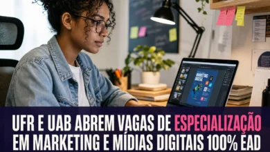 UFR E UAB ABREM VAGAS DE ESPECIALIZAÇÃO EM MARKETING E MÍDIAS DIGITAIS 100% EAD