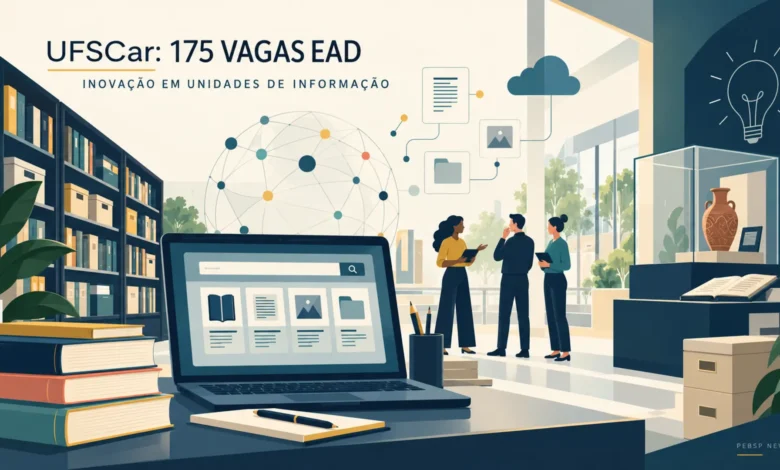 UFSCar abre 175 vagas em especialização EaD de 550 horas. Inscrições vão de 10 a 11 de setembro; confira os requisitos.