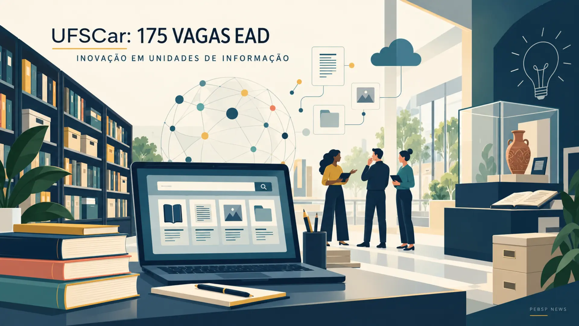 UFSCar abre 175 vagas em especialização EaD de 550 horas. Inscrições vão de 10 a 11 de setembro; confira os requisitos.