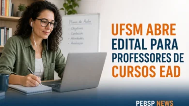 UFSM abre seleção de professor regente em Mudanças Climáticas. Bolsa de R$ 1.850/mês, inscrições até 15/9/2026. Veja requisitos e como se inscrever.