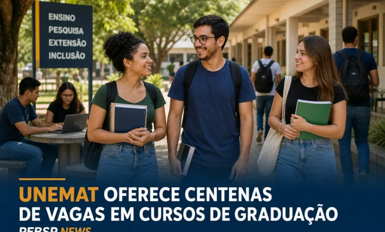 UNEMAT OFERECE CENTENAS DE VAGAS EM CURSOS DE GRADUAÇÃO