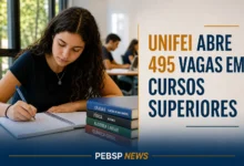 UNIFEI ABRE 495 VAGAS EM CURSOS SUPERIORES