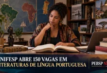 UNIFESP abre, via UAB, 150 vagas gratuitas na especialização em Literaturas de Língua Portuguesa. Inscrições até 20/09; veja como participar.