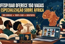 UNIFESP/UAB abre 150 vagas gratuitas na Especialização em As Áfricas e suas Diásporas, EaD. Inscrições até 20/09/2026; veja como participar.