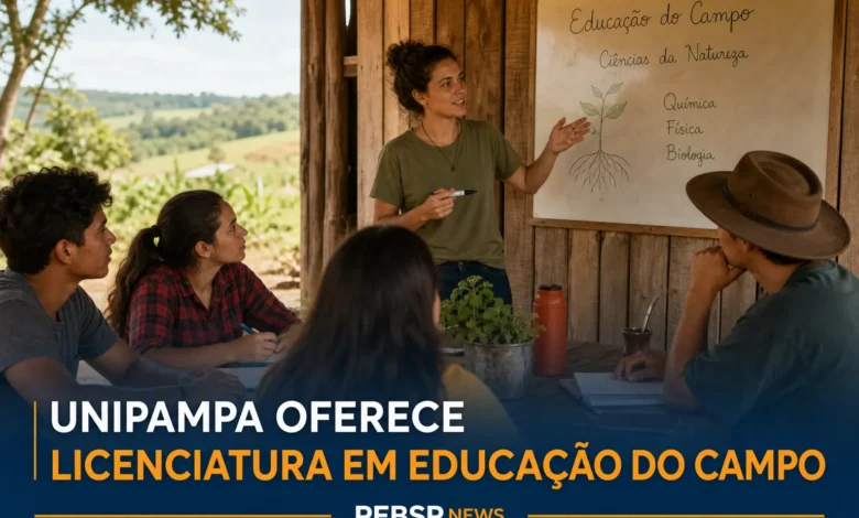 UNIPAMPA OFERECE LICENCIATURA EM EDUCAÇÃO DO CAMPO