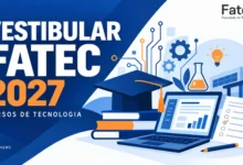 Saiba como solicitar a isenção da taxa do Vestibular Fatec 2027 até 11/09. Inscrições abrem em 14/09. Veja os cursos de graduação oferecidos.