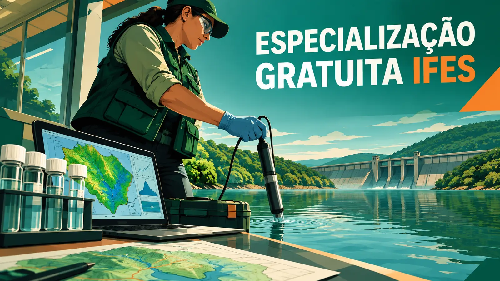 especialização em recursos hídricos: Ifes abre 25 vagas em especialização gratuita em Recursos Hídricos