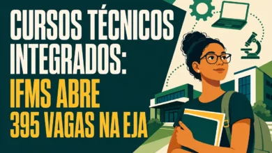 CURSOS TÉCNICOS INTEGRADOS: IFMS ABRE 395 VAGAS NA EJA