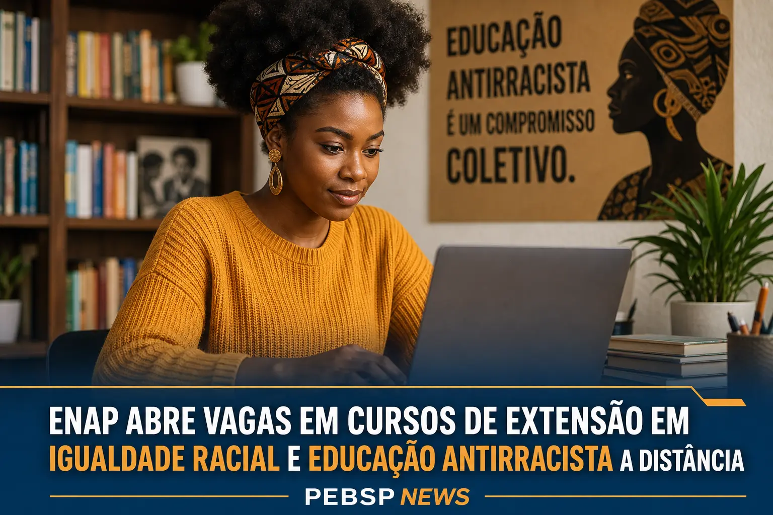 ENAP ABRE VAGAS EM CURSOS DE EXTENSÃO EM IGUALDADE RACIAL E EDUCAÇÃO ANTIRRACISTA A DISTÂNCIA