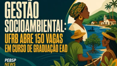 GESTÃO SOCIOAMBIENTAL: UFRB ABRE 150 VAGAS EM CURSO DE GRADUAÇÃO EAD