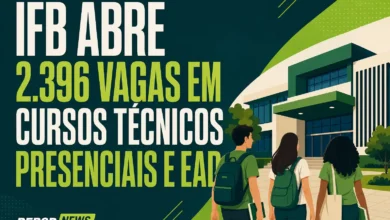 IFB ABRE 2.396 VAGAS EM CURSOS TÉCNICOS PRESENCIAIS E EAD