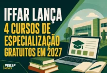 IFFAR LANÇA 4 CURSOS DE ESPECIALIZAÇÃO GRATUITOS EM 2027