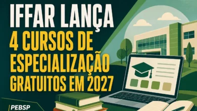 IFFAR LANÇA 4 CURSOS DE ESPECIALIZAÇÃO GRATUITOS EM 2027