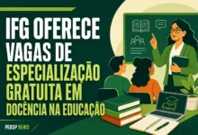 IFG OFERECE VAGAS DE ESPECIALIZAÇÃO GRATUITA EM DOCÊNCIA NA EDUCAÇÃO