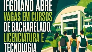 IFGOIANO ABRE 1.240 VAGAS EM CURSOS DE BACHARELADO, LICENCIATURA E TECNOLOGIA