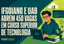 IFGOIANO E UAB ABREM 450 VAGAS EM CURSO SUPERIOR DE TECNOLOGIA