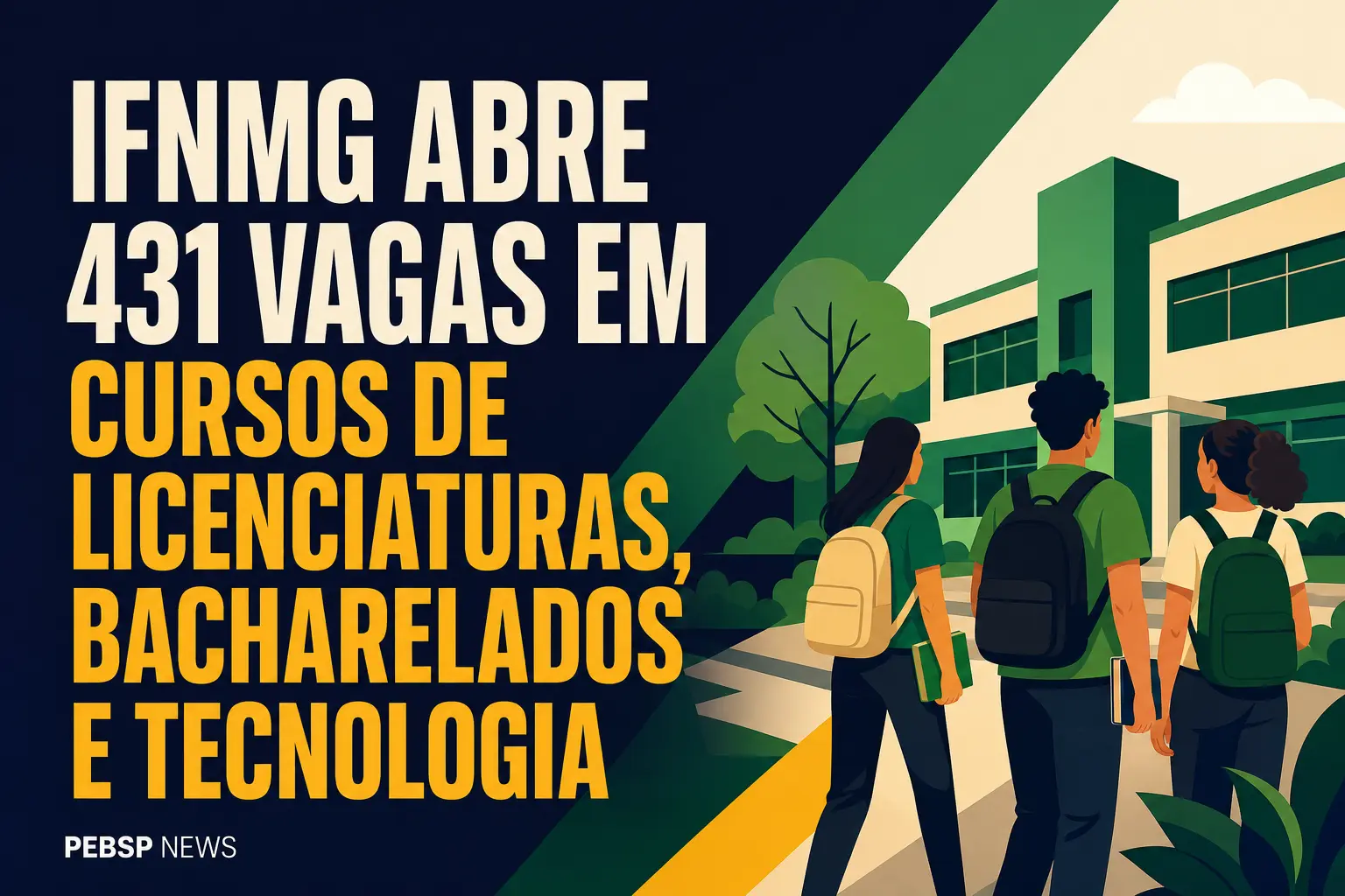 IFNMG ABRE 431 VAGAS EM CURSOS DE LICENCIATURAS, BACHARELADOS E TECNOLOGIA