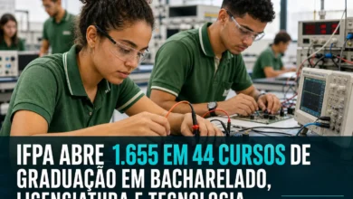IFPA ABRE 1.655 EM 44 CURSOS DE GRADUAÇÃO EM BACHARELADO, LICENCIATURA E TECNOLOGIA