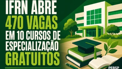 IFRN ABRE 470 VAGAS EM 10 CURSOS DE ESPECIALIZAÇÃO GRATUITOS