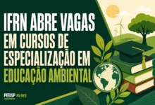 IFRN ABRE VAGAS EM CURSOS DE ESPECIALIZAÇÃO EM EDUCAÇÃO AMBIENTAL