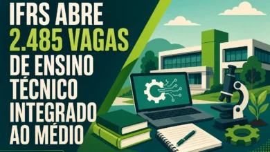 IFRS ABRE 2.485 VAGAS DE ENSINO TÉCNICO INTEGRADO AO MÉDIO