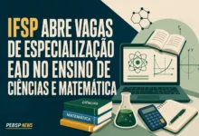 IFSP ABRE VAGAS DE ESPECIALIZAÇÃO EAD NO ENSINO DE CIÊNCIAS E MATEMÁTICA