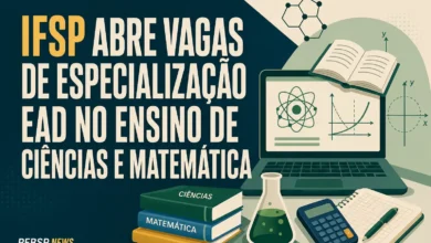 IFSP ABRE VAGAS DE ESPECIALIZAÇÃO EAD NO ENSINO DE CIÊNCIAS E MATEMÁTICA