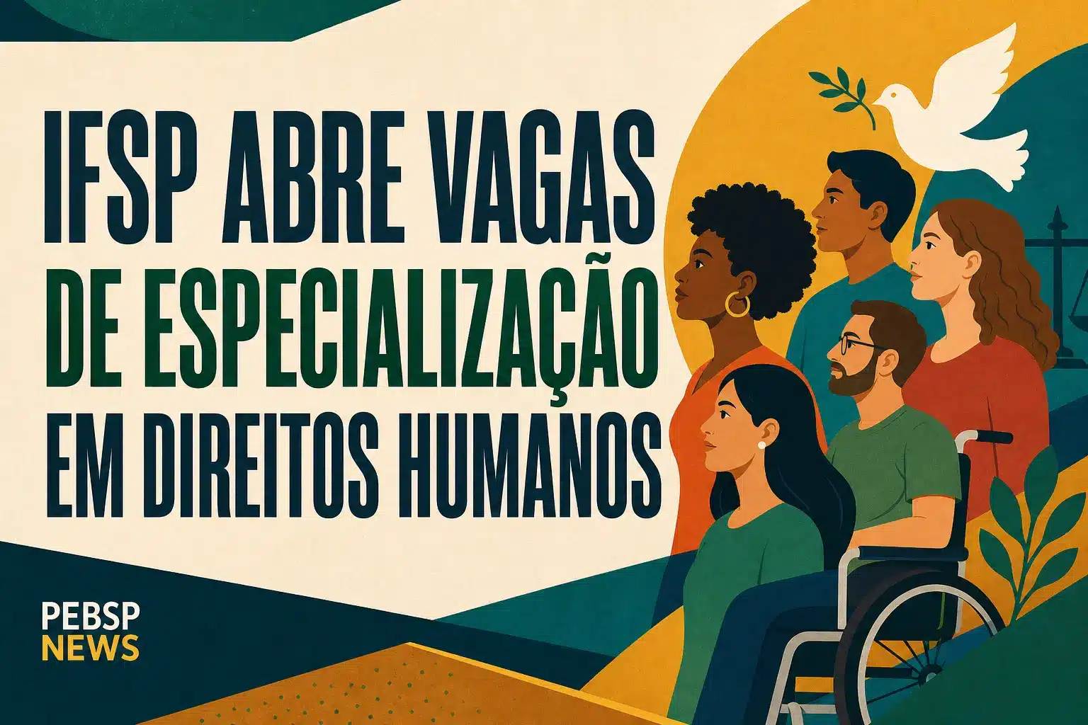 IFSP ABRE VAGAS DE ESPECIALIZAÇÃO EM DIREITOS HUMANOS