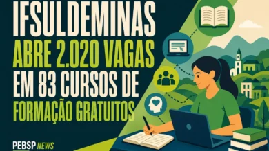 IFSULDEMINAS ABRE 2.020 VAGAS EM 83 CURSOS DE FORMAÇÃO GRATUITOS