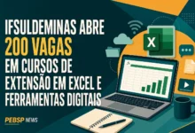 IFSULDEMINAS ABRE 200 VAGAS EM CURSOS DE EXTENSÃO EM EXCEL E FERRAMENTAS DIGITAIS