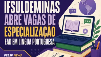 IFSULDEMINAS ABRE VAGAS DE ESPECIALIZAÇÃO EAD EM LÍNGUA PORTUGUESA