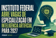 INSTITUTO FEDERAL ABRE VAGAS DE ESPECIALIZAÇÃO EM INTELIGÊNCIA ARTIFICIAL PARA 2027
