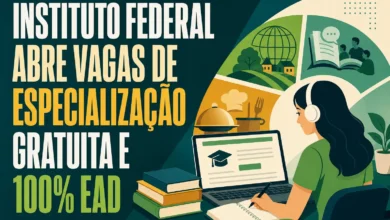 INSTITUTO FEDERAL ABRE VAGAS DE ESPECIALIZAÇÃO GRATUITA E 100% EAD